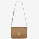 Fake Saint Laurent Medium Solferino Bag Camel Calfskin