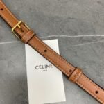 Top Quality Replica Celine Triomphe Teen Bag In Black Triomphe Canvas - Image 8