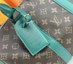 Louis Vuitton Monogram Macassar Canvas Keepall Bandouliere 35 In Borneo Green - Image 8