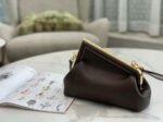 Top Quality Knockoff Fendi First Small Bag In Dark Brown - Image 4