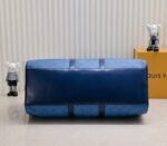 LV Keepall Bandouliere 50 In Navy River Blue - Image 4