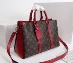 Louis Vuitton Monogram Canvas Soufflot MM Bag In Cerise Red - Image 2