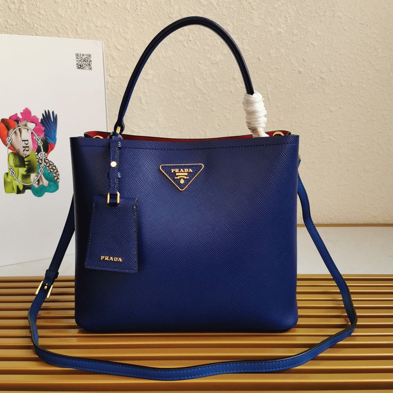 746A00E6-50F0-2554-AC7D-50BBC88ED567.jpg Blue Prada Large Panier Bag Fake - Image 1