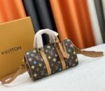 Louis Vuitton Monogram Craggy Keepall Travel 25 Bag In Chocolate - Image 2