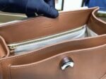 Top Quality Fake Chloe Small Tess Day Bag In Caramel Grained Leather - Image 5
