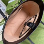 OPHIDIA Medium Tote bag in Black leather - Image 7