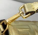 Top Quality Replica Fendi Medium Baguette Bag In Gold FF - Image 4