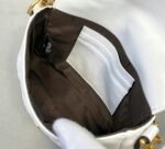 White FF Logo Fendi Medium Baguette Replica Bag - Image 10