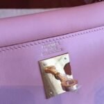 Rose Dragee Swift Knockoff Hermes Kelly Retourne 32cm Purse - Image 7
