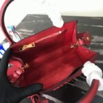 Prada Monochrome Small Bag Knockoff in Red - Image 8