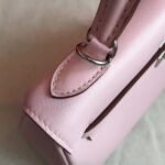 Rose Dragee Swift Replica Hermes Kelly 25cm Graceful Bag - Image 2