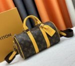 Louis Vuitton Monogram Macassar Canvas Keepall Bandouliere 25 In Safran Yellow - Image 2