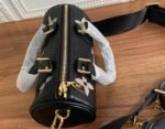 Louis Vuitton Monogram Empreinte Papillon BB Bag In Black And Beige - Image 6