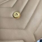 Fake Saint Laurent LouLou Toy Strap Bag Beige - Image 10