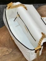 Top Quality Replica Fendi Baguette Chain Midi Bag In White - Image 9