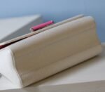 Louis Vuitton Epi Leather Twist MM Limited Edition Bag In Quartz White - Image 6