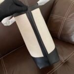 SHOPPING TAG IN CANVAS AND LEATHER - Image 4