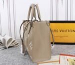 Louis Vuitton Monogram Empreinte OnTheGo MM Tote In Tourterelle Gray - Image 3