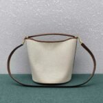 Top Quality Replica Celine Bucket 16 Bag In Textile and Calfskin - Image 2