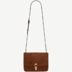 Fake Saint Laurent Le Carre Satchel Bag Brown