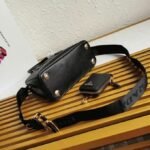 Black Prada Galleria Mini Bag Best Replica - Image 6