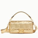 Top Quality Replica Fendi Medium Baguette Bag In Gold FF