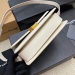 Replica Saint Laurent Small Solferino Bag White Calfskin - Image 3