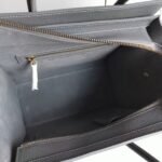 Celine Micro Luggage Tote Bag Faux in Kohl - Image 8