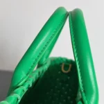 Top Quality Replica Bottega Veneta Cabat Mini Bag In Green Intrecciato Lambskin - Image 7
