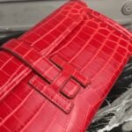 Red fake Hermes Jige Elan 29 clutch bag - Image 6