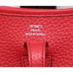 Red Evelyne II TPM Messenger Bag Replica Hermes Compact Purse - Image 7