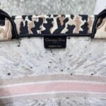Dior Large Book Tote Bag Replica in Multicolor Tie Embroidery - Image 5