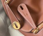 Top replica Hermes Lindy Mini handbag in gold - Image 4