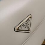 Prada Arque Shoulder Bag with Flap Replica in Beige - Image 6