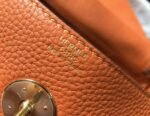 Top replica Hermes Lindy 30cm bag in orange shade - Image 3