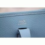 Light Blue Evelyne III PM Bag Designer Replica Hermes Soft Hue Tote - Image 2