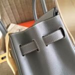 Blue Lin Hermes Birkin 30cm Premium Counterfeit Bag - Image 5