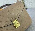 LV Monogram Empreinte Leather Metis In Tourterelle Grey M44881 - Image 7