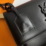 Knockoff Saint Laurent Sunset Medium Chain All Black Bag Calfskin - Image 9