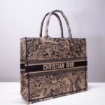 Dior Large Book Tote Bag Imitation in Blue Toile de Jouy Embroidery - Image 4