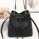 Louis Vuitton Monogram Empreinte NeoNoe MM Bag In Black