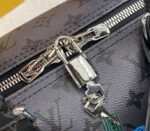 Louis Vuitton X YK Monogram Eclipse Reverse Keepall 45 Luggage In Pumpkin - Image 8