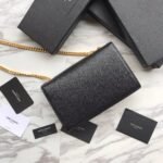 MONOGRAM CHAIN WALLET IN CROCODILE EMBOSSED SHINY LEATHER - Image 4