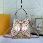 Louis Vuitton LV By The Pool Monogram Tiles Canvas NeoNoe BB Bag In Coral