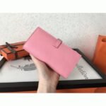 Pink Replica Hermes Bearn Wallet - Image 6