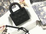 Dior Lady Dior Mini Chain Bag Replica in Black - Image 5