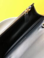 KATE CHAIN WALLET WITH TASSEL IN GRAIN DE POUDRE EMBOSSED LEATHER - Image 3