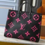 Monogram Empreinte OnTheGo GM Tote In Black And Magenta Pink