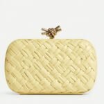 Fake Bottega Veneta Knot Minaudiere Clutch Ice Cream Foulard