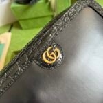 Crocodile shoulder bag with Double G - Image 7